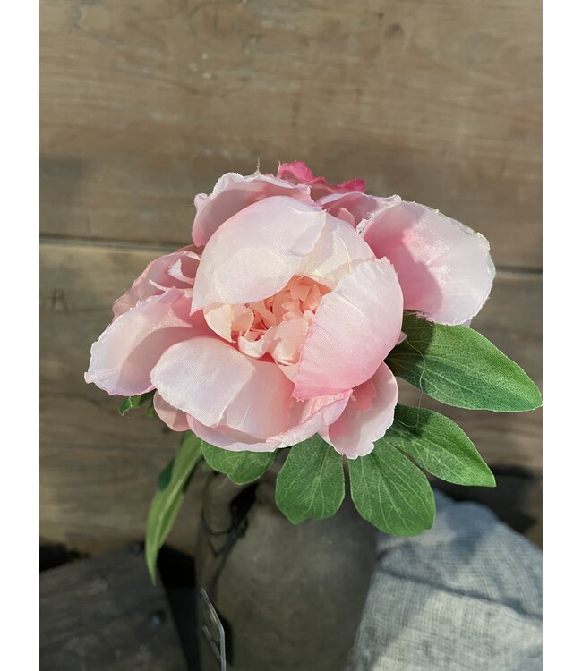 ### pioenroos - Peony Spray 57cm - lichtoze