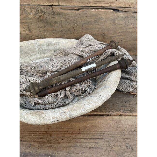 # Spindel - hout - ca. 36 x 4 x 4 cm - per stuk
