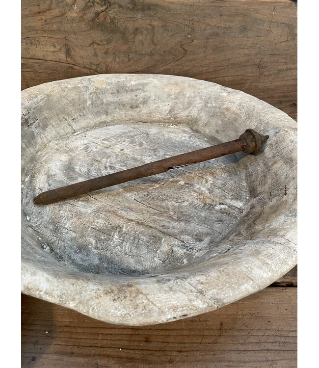 ### Spindel - hout - ca. 36 x 4 x 4 cm - per stuk