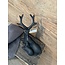 Zwart hert met jong - polystone - 20 x 12 x 22 cm