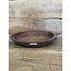 Ronde houten schaal - oren - 19 - L. 53 x B. 41 x H. 7