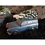 Vintage car led - blauw - 11 x 5 x 8 - excl. batterij