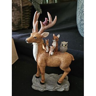 Deer polyresin 14,5 x 8,5 x 26 cm