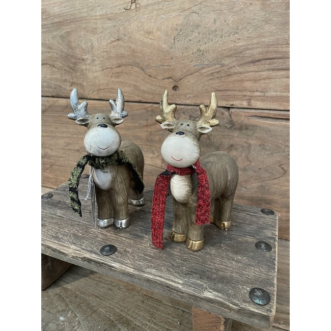 Countryfield Eland staand Rudolph M a2 bruin-L6B13H17CM - per stuk - random via web/uitzoeken in winkel Hellum