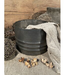 Iron bucket ears - ca. 30 x 30 x 23,5 cm (kan iets afwijken van foto)