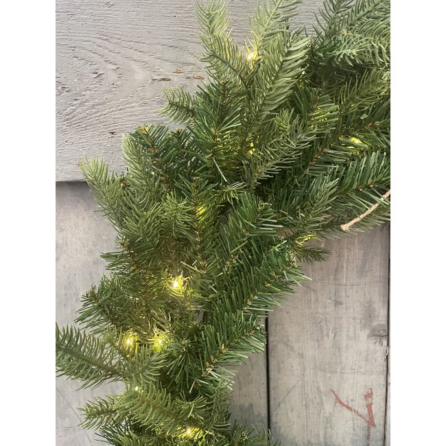 Grandis krans Micro LED BO binnen en buiten -  L.80cm H.10cm - 80lamps