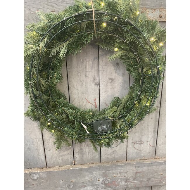 Grandis krans Micro LED BO binnen en buiten -  L.80cm H.10cm - 80lamps