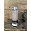Ledkaars - grijs - 5 x 12,5 cm - excl. 2AA batterijen