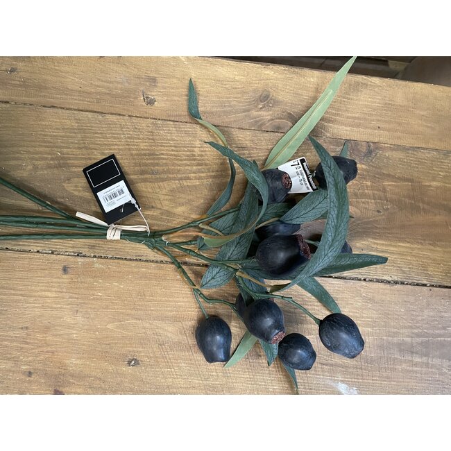 Countryfield ## Eucalyptustak met zwarte bollen - 35 cm