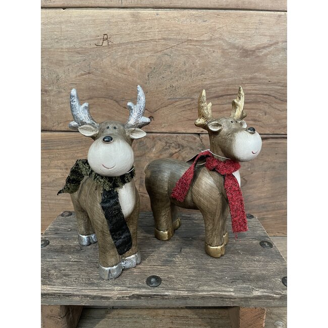 Countryfield Eland staand Rudolph L a2 bruin-L7B18H22CM - random via web/uitzoeken alleen in winkel Hellum