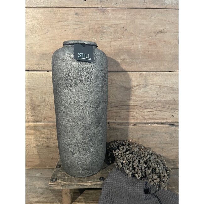 Still # 4301 - Grijze vaas 42 cm - Earth