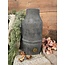 # Vaas - fles- antraciet-grijs L D.13 H.30 - stone black