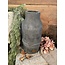 # Vaas - fles- antraciet-grijs L D.13 H.30 - stone black
