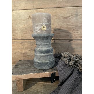 # Afgeprijsde artikelen verzending eigen risico - Kandelaar So Special Stone Black 10 x 20 cm