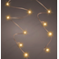 Micro LED stringlights steady BO binnen - 295 cm - koper klassiek warm