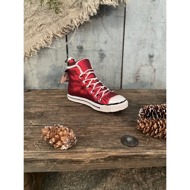 # Hanger schoen glas 3kl.ass - per stuk -  L4.3-W11.4-H7.2cm  - random via web