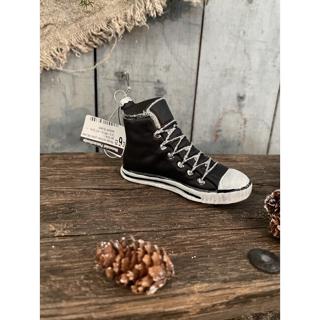 # Hanger schoen glas 3kl.ass - per stuk -  L4.3-W11.4-H7.2cm  - random via web