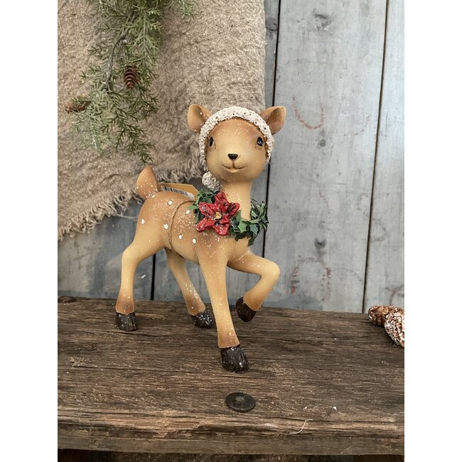 Hert polystone - per stuk -  L.14cm W.7cm H.20cm - random via web