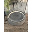 # Houten onderzetter - donker - 14.5×14.5×3.5cm - tbv glas met doorsnee 12.5cm (excl. glas)