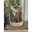 # Houten onderzetter - licht - 14.5×14.5×3.5cm - tbv glas met doorsnee 12.5cm (excl. glas)