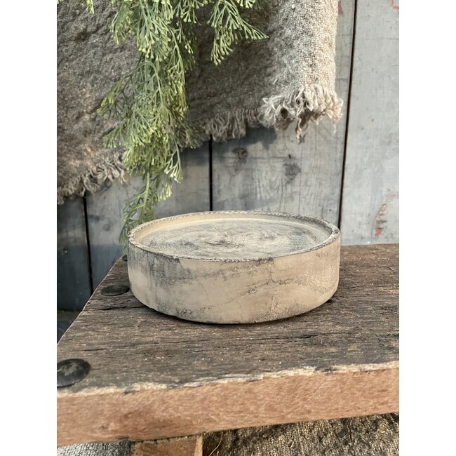 ## Houten onderzetter - licht - 14.5×14.5×3.5cm - tbv glas met doorsnee 12.5cm (excl. glas)