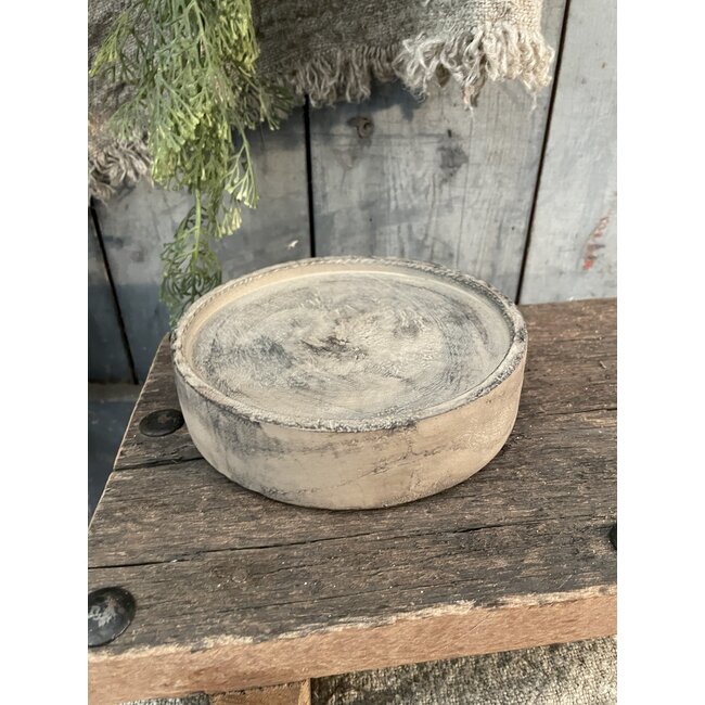 Houten onderzetter - licht - 14.5×14.5×3.5cm - tbv glas met doorsnee 12.5cm (excl. glas)