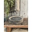 # Houten onderzetter - donker - 17x17x3.5cm - tbv voor glas 15cm doorsnee (excl glas)