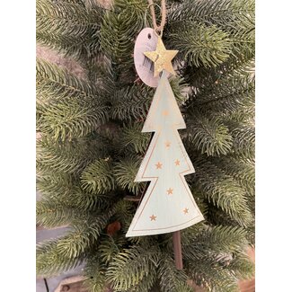 Saga Kerstboomhanger blue 24cm