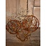# Draadbal S - roest - ca. 7 x 7 cm