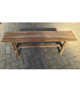Houten bankje - ca. 120 x 24 x 46 cm - wordt niet verzonden/alleen afhalen