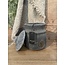 # Pot and top Classic Stone Black S D.13 H.17