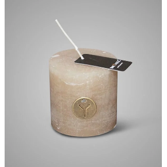 RUSTIC CANDLE NATURE D.7 H.7
