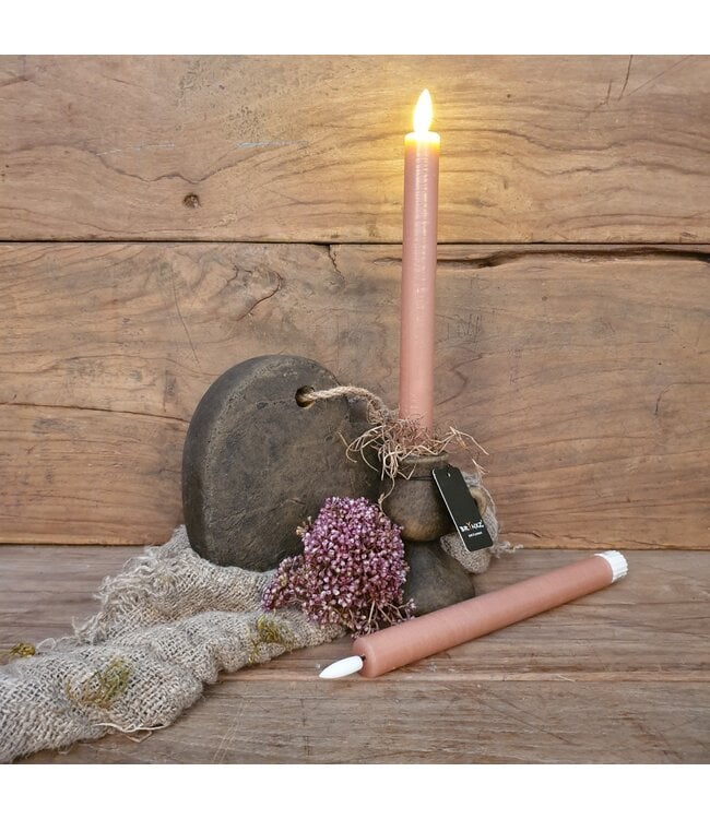 Countryfield # Dnrkrs Ø2,2CM x 24 cm LED Lyon L s2 roze - met afstandsbediening, timer en dimmer