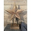 Houten ster op standaard S - 30x9x40cm