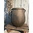 ## wordt niet verzonden - Planter with Two Ears Majestc Brown L D.26 H.28