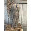 # Vase Tall Minimalistic Stone Black L D.13 H.50
