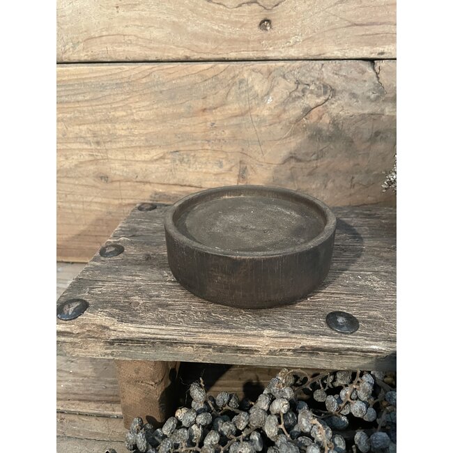 # Mix - houten schaaltje - 12 x 12 x 4 cm - kleur kan afwijken