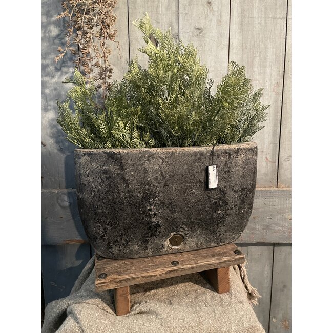 # Planter Oval Basic Basalt M 46 x 12 x 28 cm
