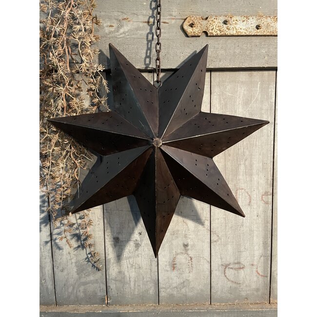 Metalen hangende ster L - 50 cm