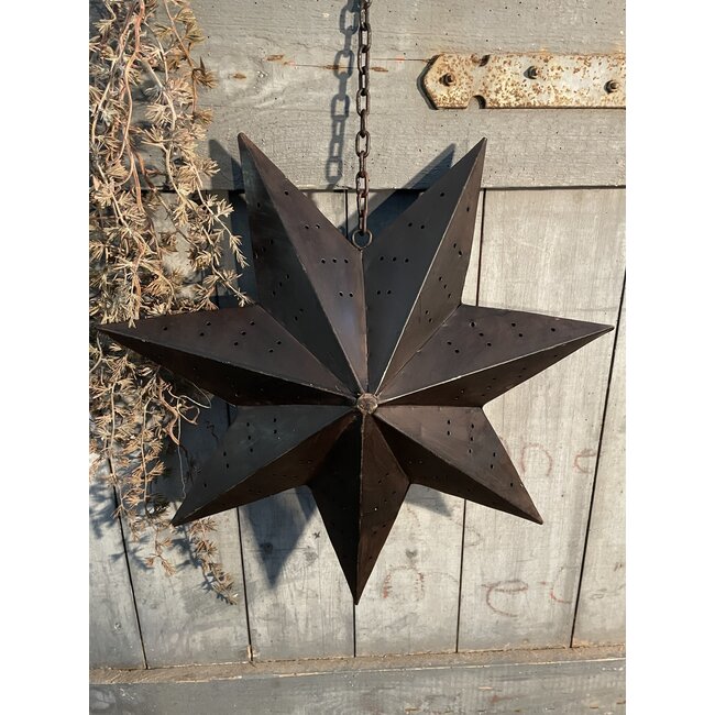 Metalen hangende ster L - 50 cm