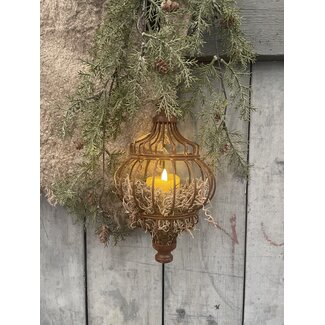 rusty ornament ca. 13 x 13 x 25 cm - excl. deco