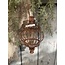 # rusty ornament ca. 13 x 13 x 25 cm - excl. deco