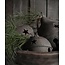 Decobordje - kerst bellen- hout aan touw - 15 x 1 x 21 cm