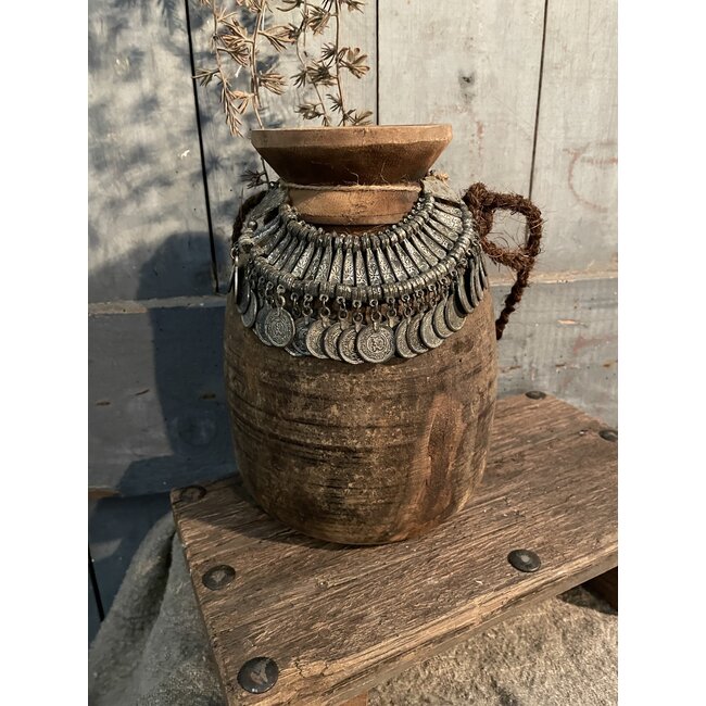 Mix - metalen kruikketting - zilverkleur