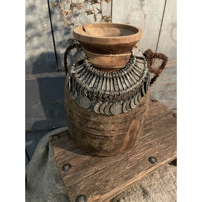 Mix - metalen kruikketting - zilverkleur