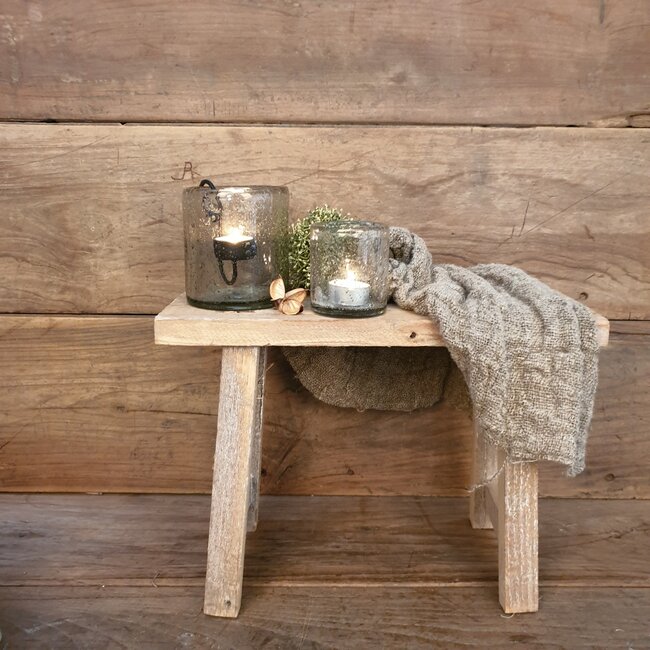 # PLANTENTAFELTJE 40*14*27 CM BRUIN HOUT RECHTHOEK