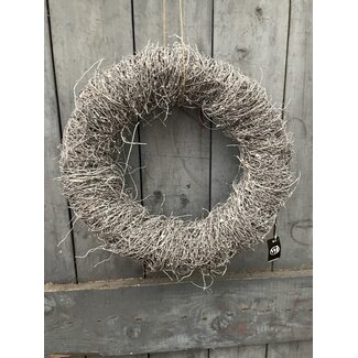 Salimkrans 40x8,5cm rond White-Wash