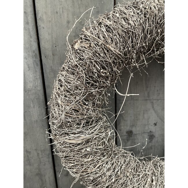 Salimkrans 40x8,5cm rond White-Wash