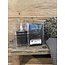 # Set van 2 ledkaarsen zwart - 5 x 6,5 cm - excl. 2AAA batterijen