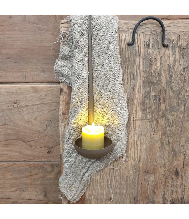 # Waxinelepel rusty brown - 30 x 8 x 8 cm